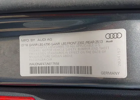 WAUDNAF47JN017558